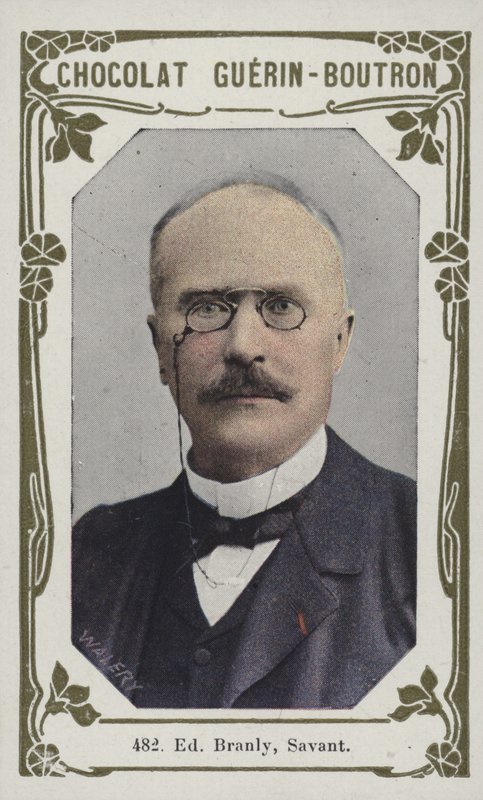 Edouard Branly, Savant (foto colorida) de French School