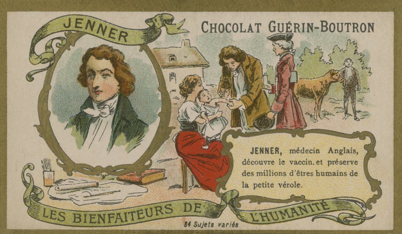 Edward Jenner, médico e cientista inglês de French School