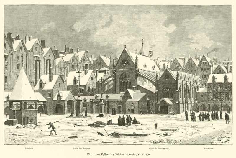 Igreja dos Santos Inocentes, por volta de 1550 de French School