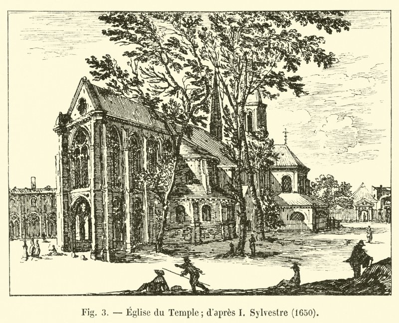 Igreja do Templo; dapres I Sylvester, 1650 de French School