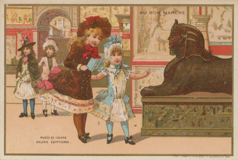 Galeria egípcia, Museu do Louvre, Paris de French School