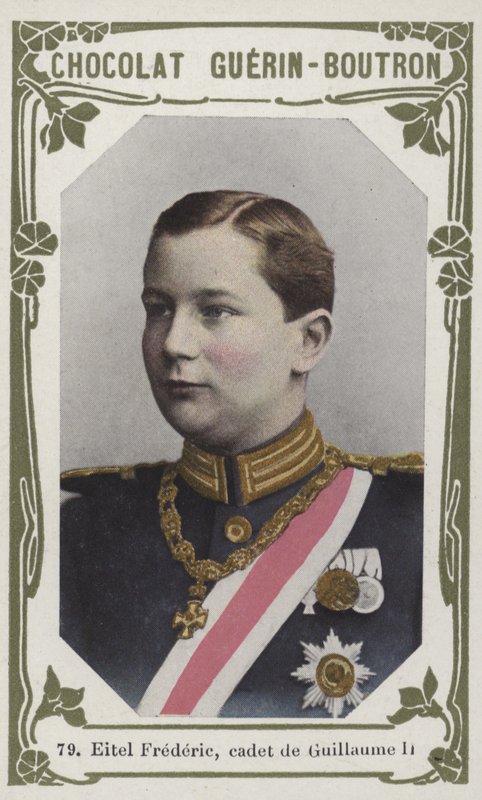 Eitel Frederic, cadete de Guillaume II (foto colorida) de French School