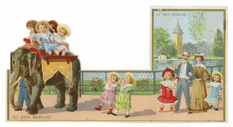 Passeios de elefante no parque de French School