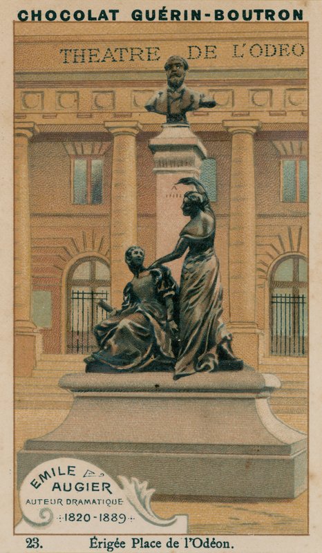 Emile Augier, Autor Dramática, 1820-1889, Erigee Place de lOdeon de French School