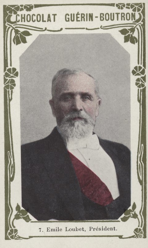 Emile Loubet, presidente (foto colorida) de French School