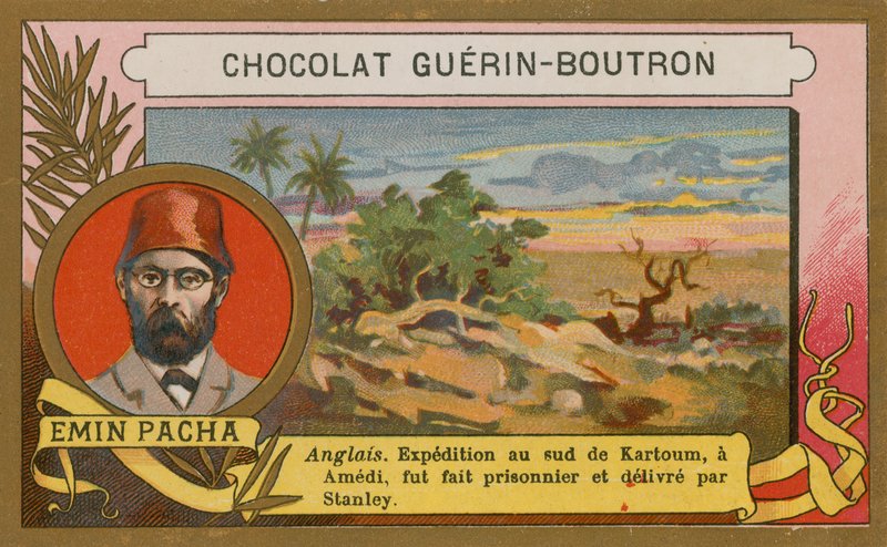 Emin Pasha, governador da província egípcia da Equatoria. de French School