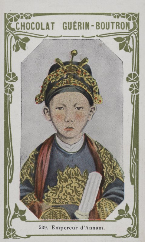 Imperador de Annam (foto colorida) de French School