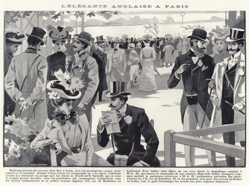 Elegância inglesa em Paris de French School