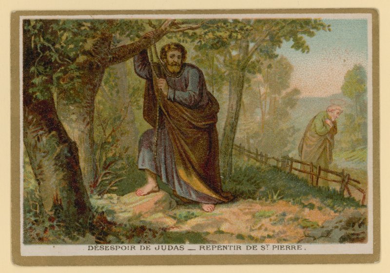 Episódio na vida de Jesus Cristo (chromolitho) de French School