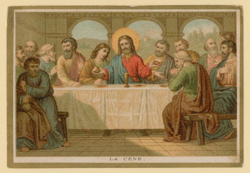 Episódio na vida de Jesus Cristo (chromolitho) de French School