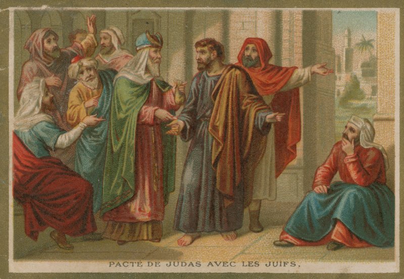 Episódio da vida de Jesus Cristo (cromolito) de French School