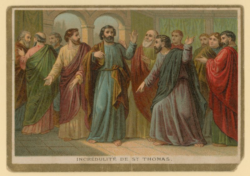 Episódio da vida de Jesus Cristo (cromolito) de French School