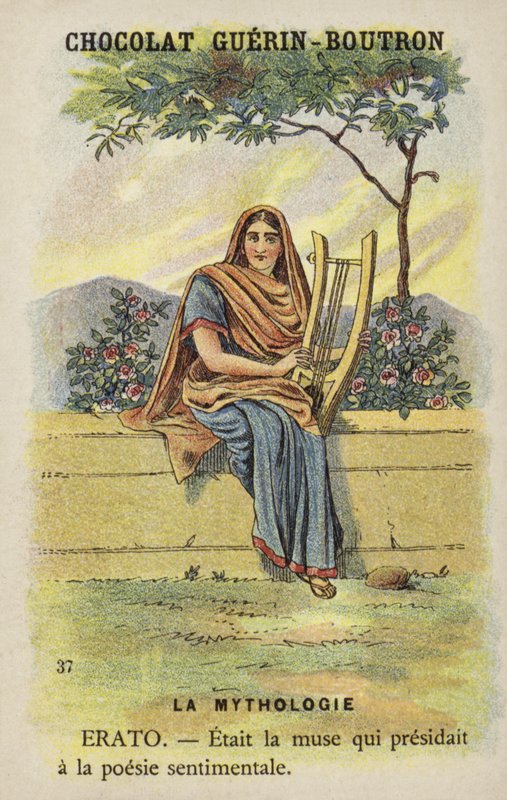 Erato, a musa da poesia lírica de French School