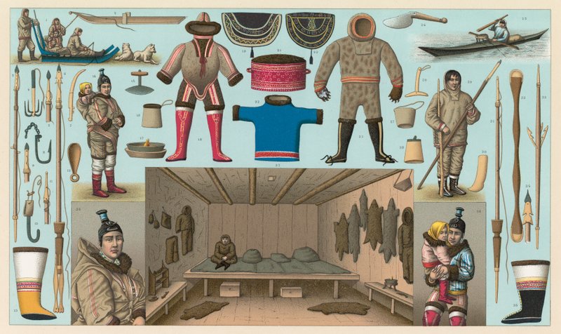 Traje Esquimós de French School