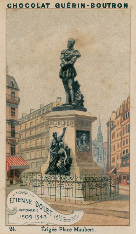Etienne Dolet, Impressora, 1509-1546, Erigee Place Maubert de French School