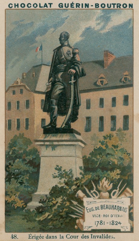 Eug de Beauharnais, vice-rei da Itália, 1781-1824, Erigee na Cour des Invalides de French School