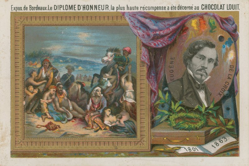 Eugene Delacroix, pintor francês do século XIX de French School