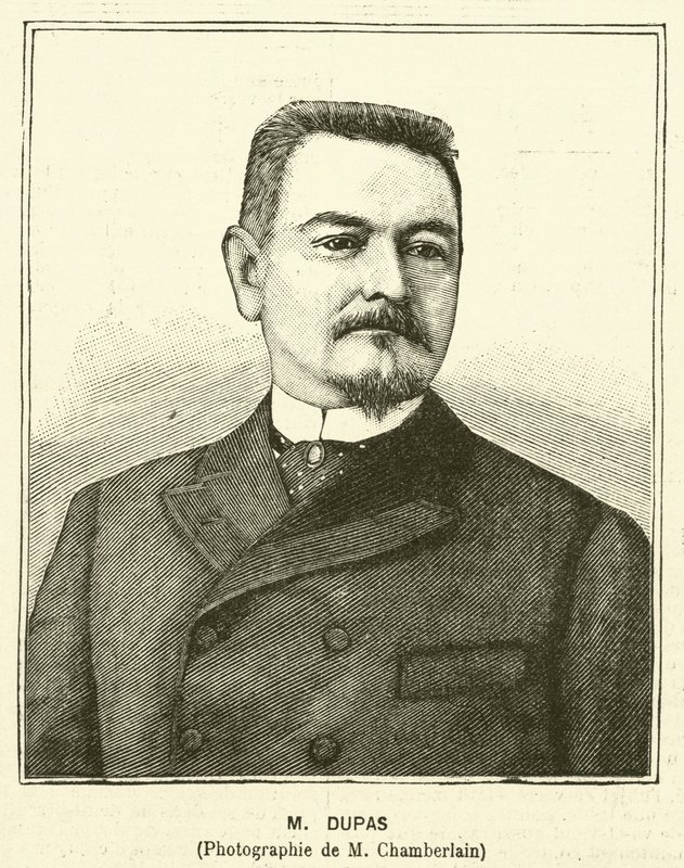 Eugene Dupas, funcionário público francês (gravura) de French School