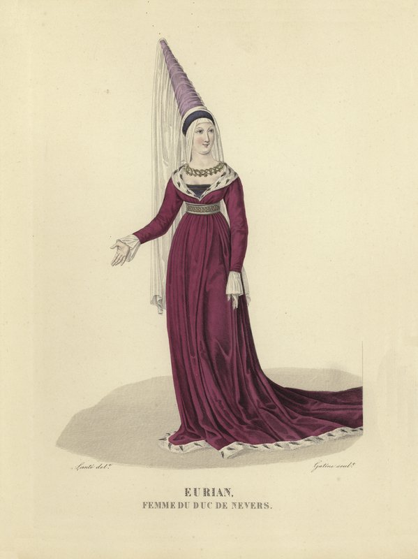 Eurian, esposa do duque de Nevers de French School