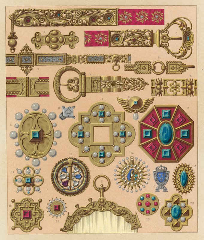Europa XIVth-XVth Cent Costume de French School