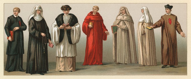 Europa XV-XVIIIth Cent Costume de French School