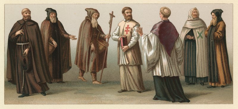 Europa XV-XVIIIth Cent Costume de French School