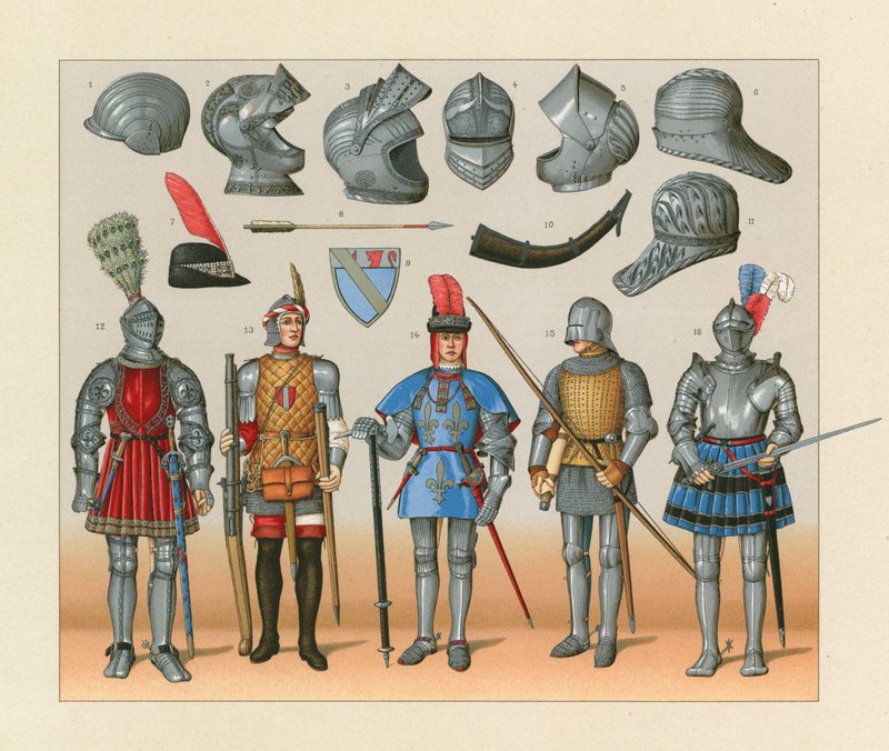 Europa XV-XVIth Cent Costume de French School