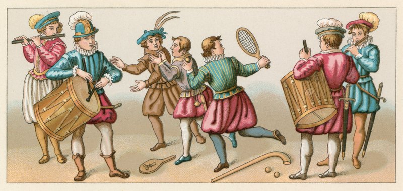 Europa XVI Cent Costume de French School