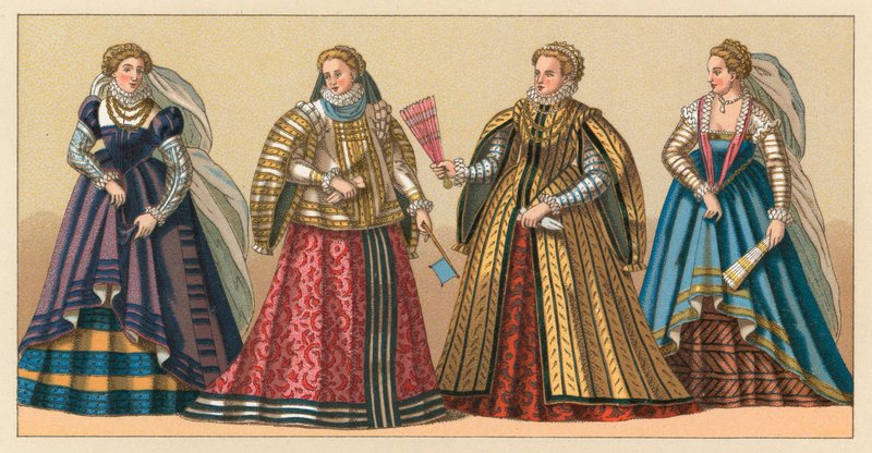 Europa XVI Cent Costume de French School