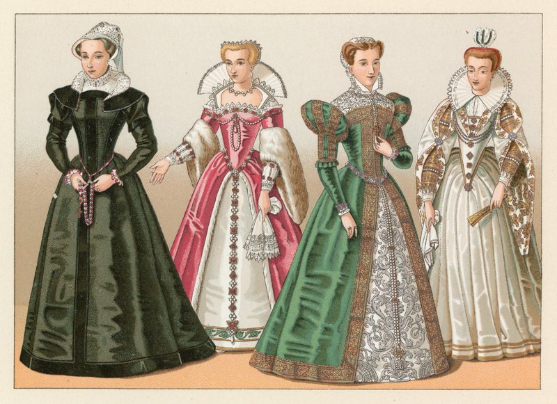 Europa XVI Cent Costume de French School