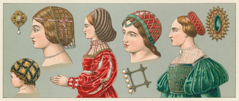 Europa XVI Cent Costume de French School