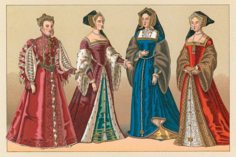 Europa XVI Cent Costume de French School