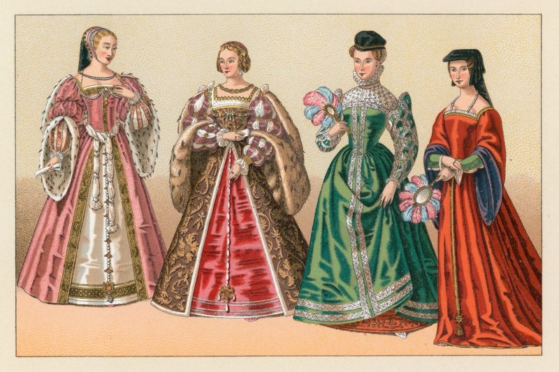Europa XVI Cent Costume de French School