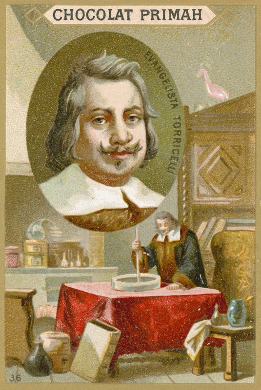 Evangelista Torricelli, físico e matemático italiano de French School