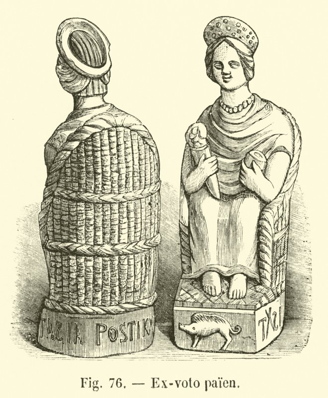 Ex-voto paien de French School