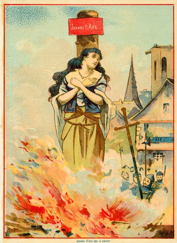 Execução de Joana d&39;Arc, 1431 de French School
