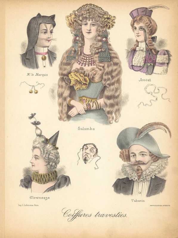 Estilos de cabelo extraordinários de French School