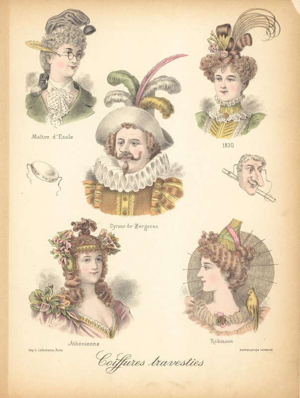 Estilos de cabelo extraordinários de French School