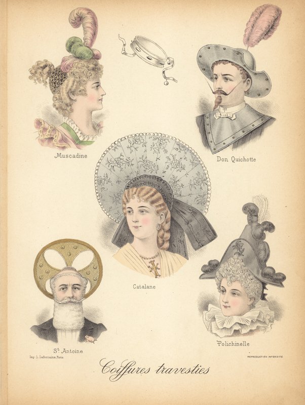 Estilos de cabelo extraordinários de French School