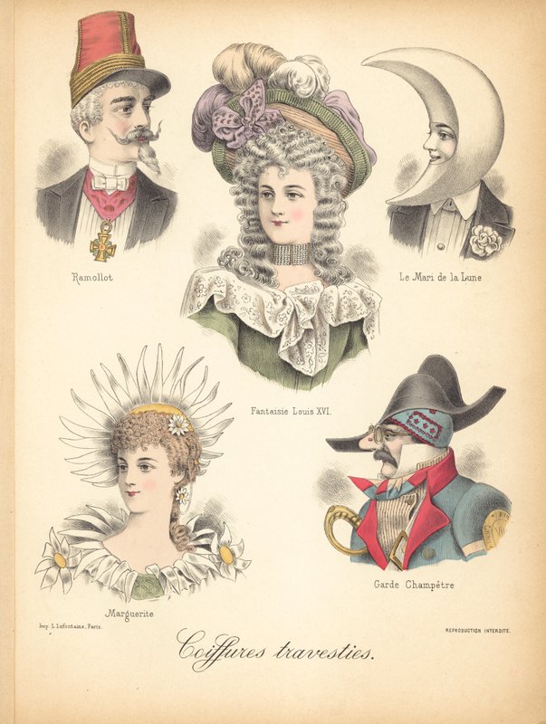 Estilos de cabelo extraordinários de French School
