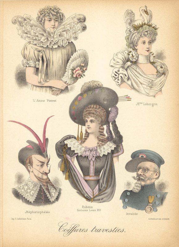 Estilos de cabelo extraordinários de French School