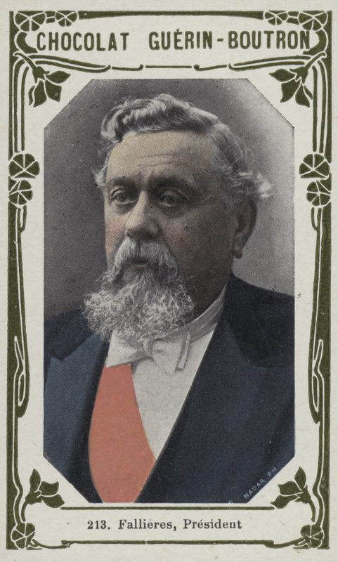 Fallieres, presidente (foto colorida) de French School