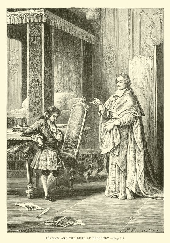 Fenelon e o duque de Borgonha de French School
