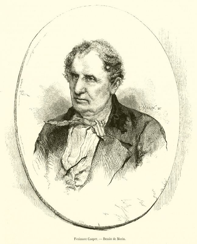 Fenimore Cooper (gravura) de French School