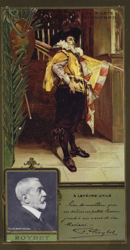 Ferdinand Roybet, pintor francês (cromolitografia) de French School