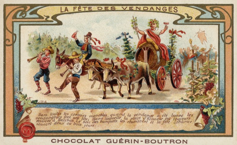 Festival da Colheita da Uva (chromolitho) de French School
