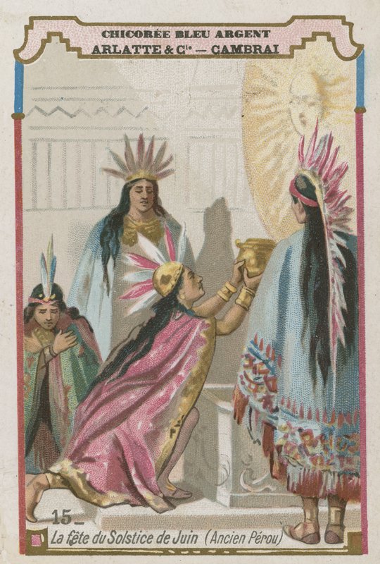 Festival do solstício de verão, antigo Peru de French School