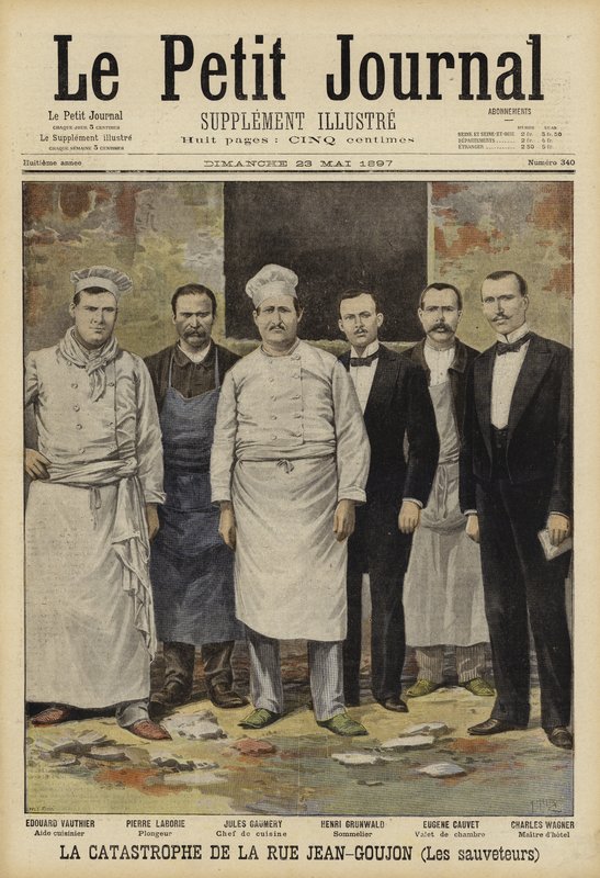 Fogo no Bazar da Caridade, Paris, 1897 de French School