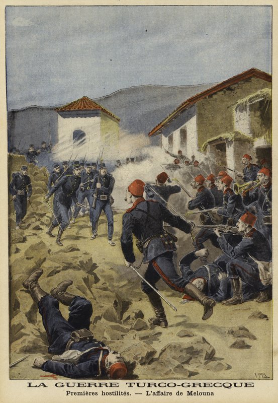 Primeiras hostilidades da guerra greco-turca, 1897 de French School
