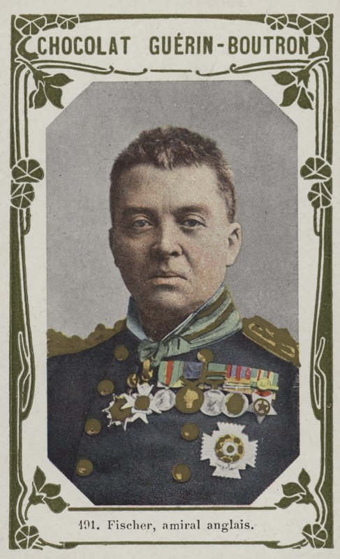 Fischer, almirante inglês (foto colorida) de French School
